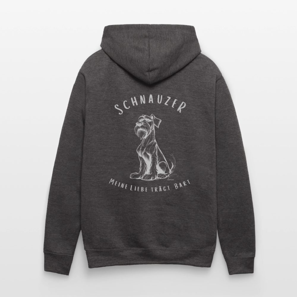 Contrast Colour Hoodie - charcoal/black