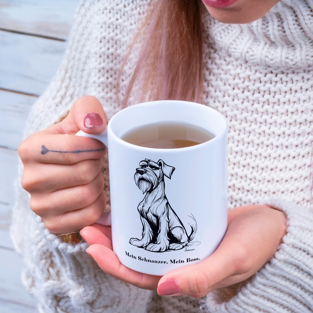 Tasse Standard "Mein Schnauzer. Mein Boss."