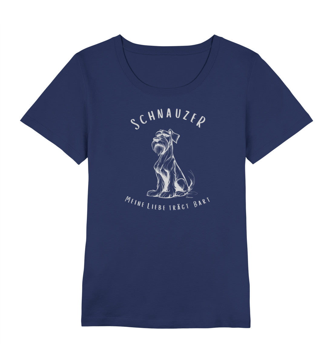 Damen Bio T-Shirt – Meine Liebe trägt Bart