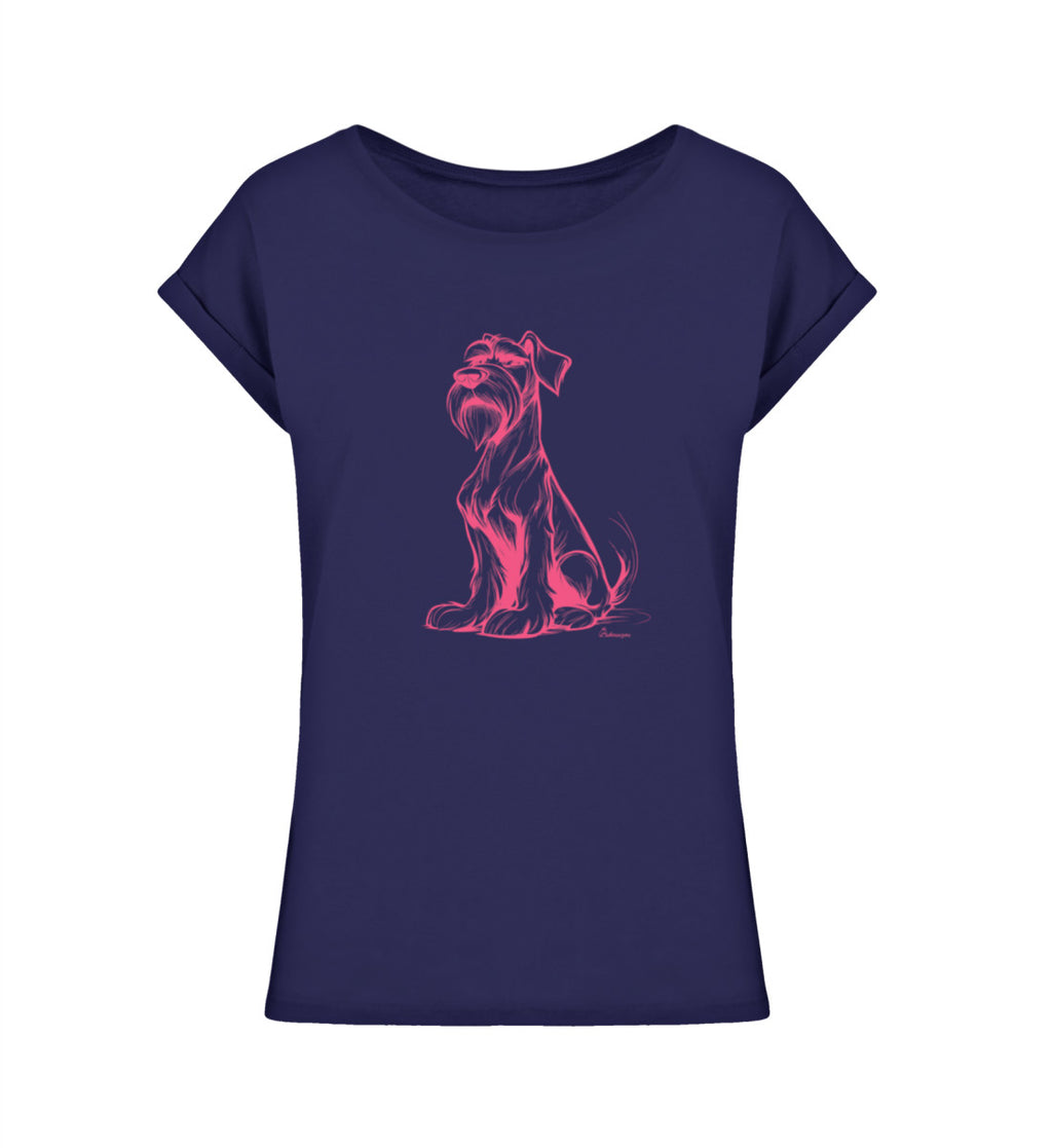 Ladies Extended Shoulder Tee "Rosa Schnauze"