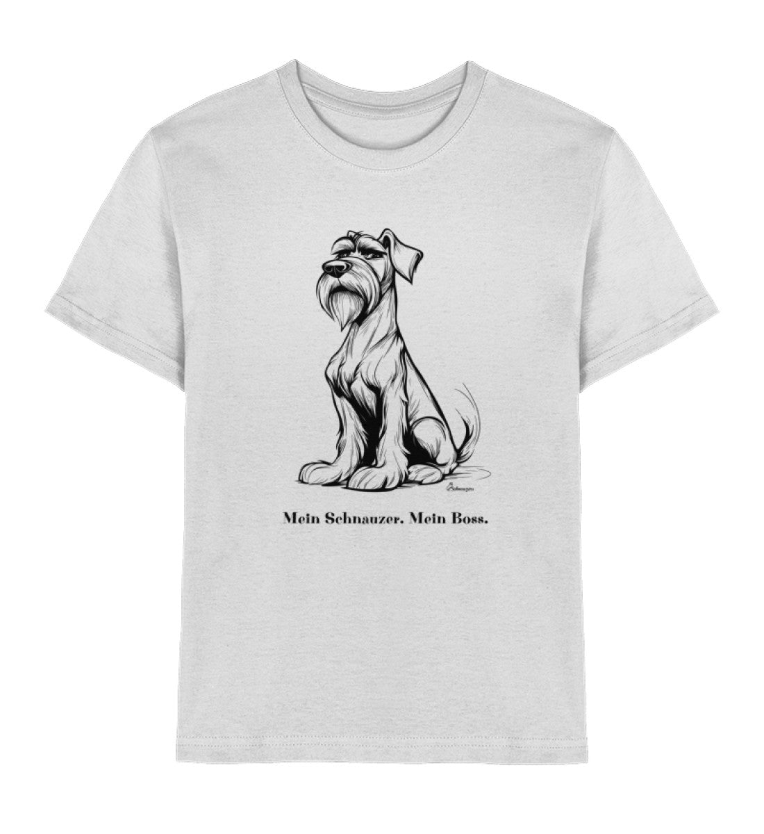 Kinder T-Shirt "Mein Schnauzer. Mein Boss.
