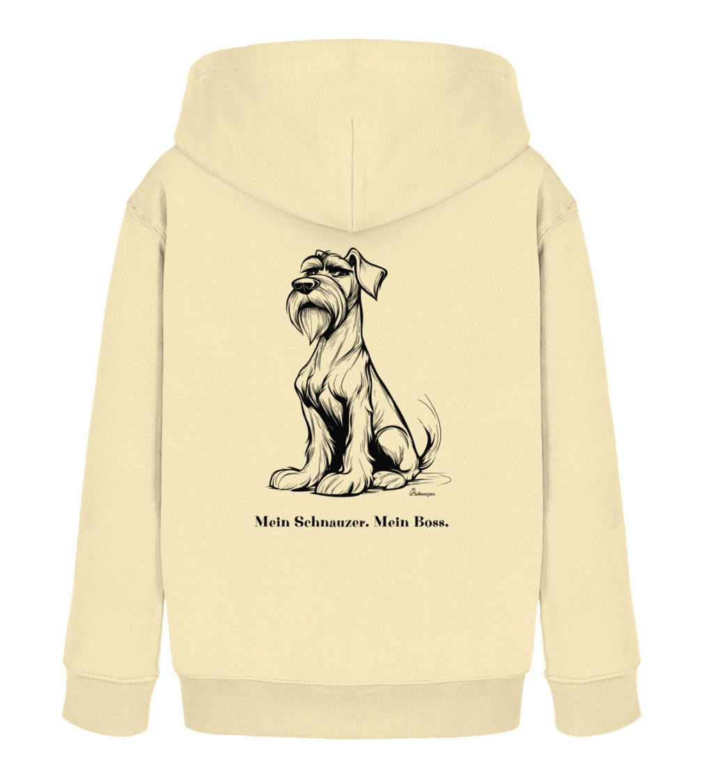 Kinder Cruiser Hoodie "Mein Schnauzer. Mein Boss."