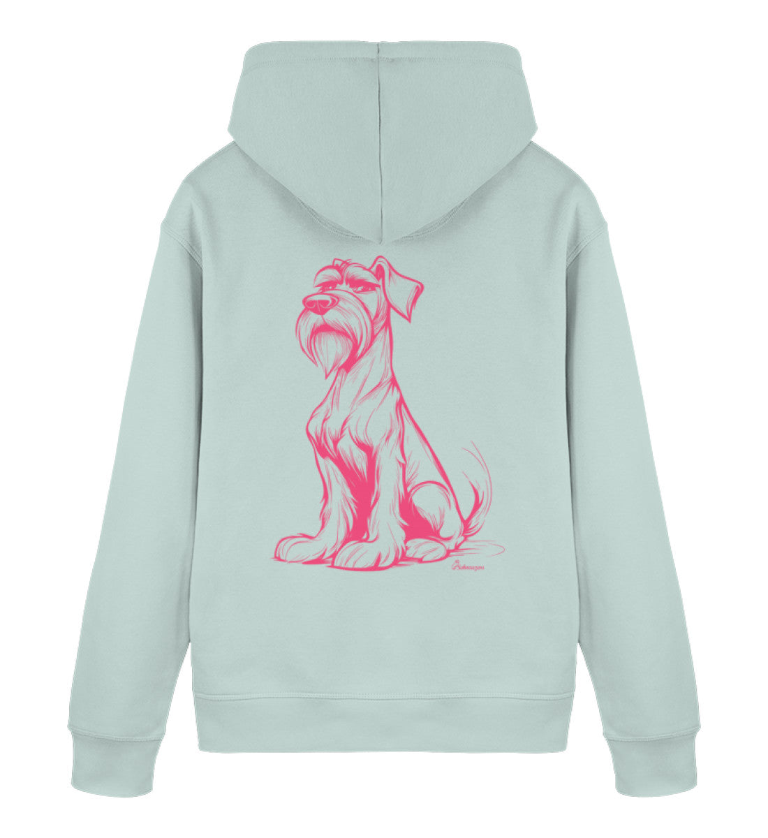 Premium Hoodie „Rosa Schnauze“ – Schnauzer Edition