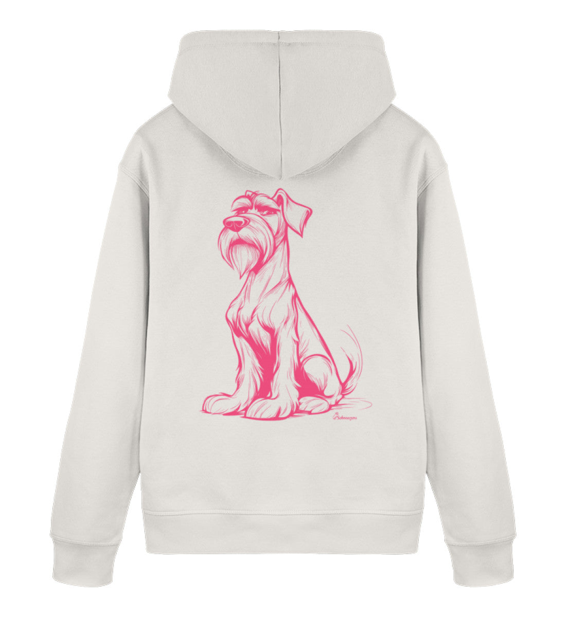 Premium Hoodie „Rosa Schnauze“ – Schnauzer Edition