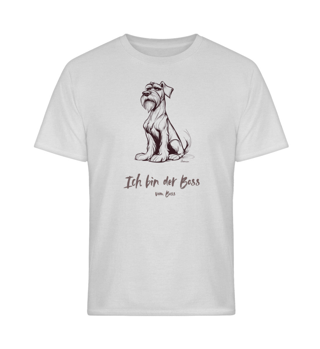 Ich bin der Boss vom Boss‘ – humorvolles Design für T-Shirts. Sport Grey (Heather)-236