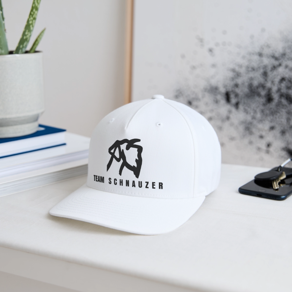Team Schnauzer Cap – Flexfit Basecap mit Statement Schwarz